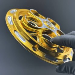 Nâng cấp xế yêu với Ốp Quạt Gió Nhôm CNC ARM Vàng tại cửa hàng phụ tùng xe máy Dủ Phát Bike! Tản nhiệt hiệu quả, phong cách sang trọng với màu vàng cho AirBlade, Vario, Honda SH, SH Mode, Lead, Click, Yamaha NVX, Vision, Mio, Vespa, Scoopy.