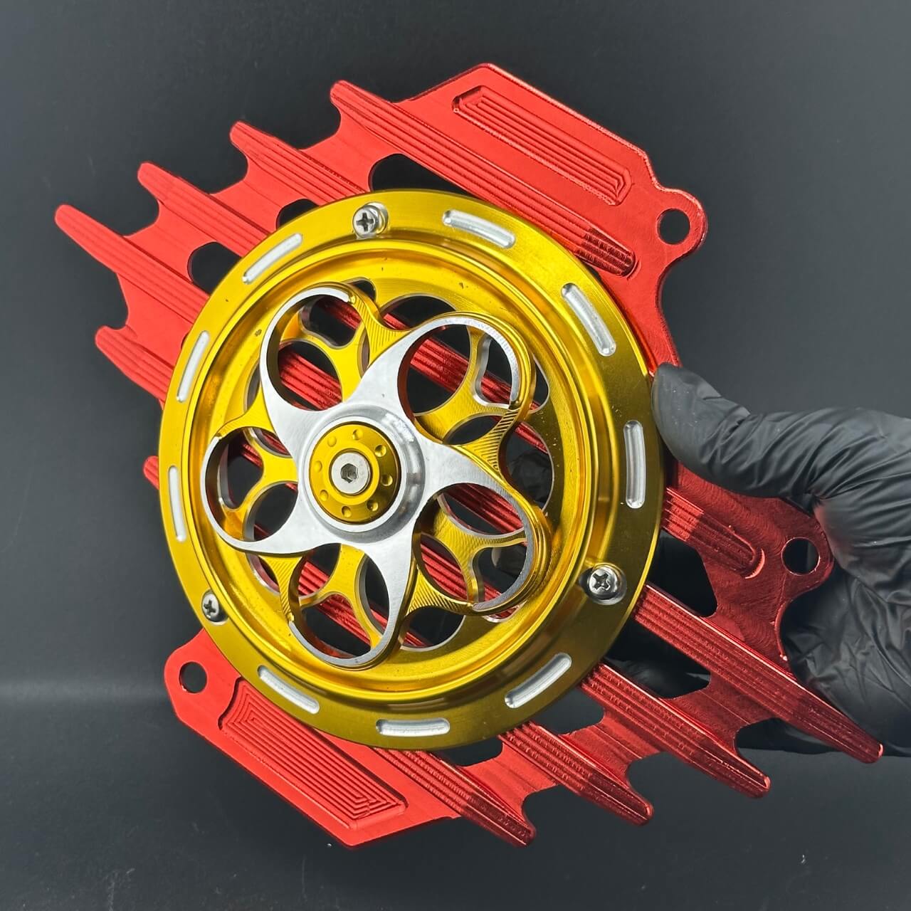 Nâng cấp xế yêu với Combo Che Két Nước 2 Val Két Đỏ Quạt Vàng ARM! Bảo vệ két nước, tăng tản nhiệt, phong cách 2025 cho Vario 125-150, AirBlade, SH Mode, Honda SH, Click, Lead.