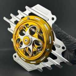 Nâng cấp xế yêu với Combo Che Két Nước 2 Val Trắng Quạt Vàng ARM! Bảo vệ két nước, tăng tản nhiệt, phong cách 2025 cho Vario 125-150, AirBlade, SH Mode, Honda SH, Click, Lead.