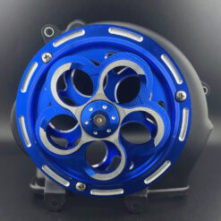 Combo Ốp Gió Vision Quạt Gió CNC Mẫu Q001 Cánh Xanh Dương , ốp gió quạt cnc vision xanh dương sapphire, phụ kiện độ Vision 2025 quạt gió xanh dương