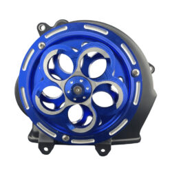 Combo Ốp Gió Vision Quạt Gió CNC Mẫu Q001 Cánh Xanh Dương , ốp gió quạt cnc vision xanh dương sapphire, phụ kiện độ Vision 2025 quạt gió xanh dương
