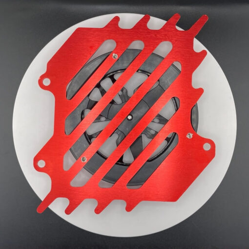 Combo Che Két Nước CNC 2 Val Đỏ Quạt G-Craft , che két nước đỏ ruby g-craft, phụ kiện độ Air Blade Vario che két đỏ