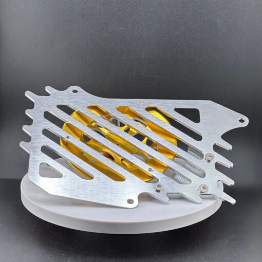 Combo che két nước 4 val G-Craft vàng, quạt ARM vàng gold, che két nước SH 160 G-Craft vàng, phụ kiện xe tay ga 2026, combo G-Craft 4 val vàng