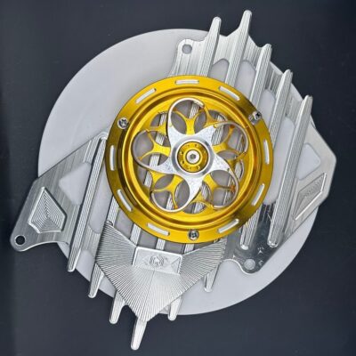 Combo che két nước 4 val G-Craft vàng, quạt ARM vàng gold, che két nước SH 160 G-Craft vàng, phụ kiện xe tay ga 2026, combo G-Craft 4 val vàng
