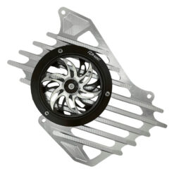 Combo che két nước 4 val H2C đen, quạt H2C đen, che két nước SH 160 H2C đen, phụ kiện xe tay ga 2026, combo H2C đen