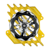 Combo Che Két Nước CNC 2 Val Vàng Quạt G-Craft , che két nước vàng gold g-craft, phụ kiện độ Air Blade Vario che két vàng