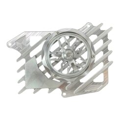 Combo che két nước kèm ốp quạt gió 4 val cnc bạc , che két 4 val đỏ, ốp quạt gió CNC, phụ kiện xe tay ga 4 val, độ xe AB Vario...