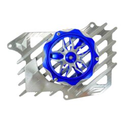 Combo che két nước kèm ốp quạt gió 4 val cnc bạc , che két 4 val đỏ, ốp quạt gió CNC, phụ kiện xe tay ga 4 val, độ xe AB Vario...
