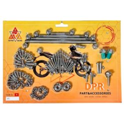 Bộ full xe DPR mẫu S03, full ốc DPR, ốc trang trí xe máy, full ốc nâng cấp xe máy , phụ kiện độ xe 2026.